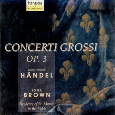 корица на албума Händel · Concerti grossi & Iona Brown